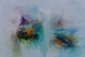 'Just passing through' 105cm x 105cm
