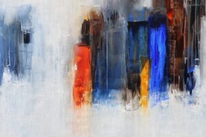 'Contemplation of quiet spaces between' 105cm x 105cm