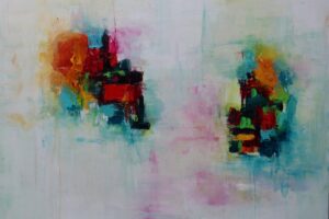 'Joy is something you choose' 125cm x 105cm